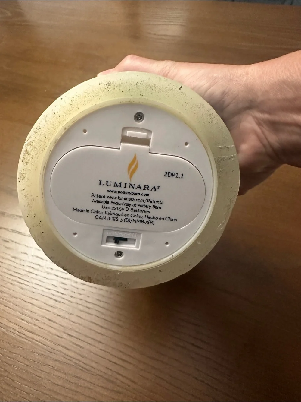 Pottery Barn Luminara LED Pillar Candle